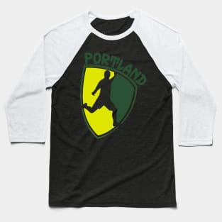 Portland Soccer Baseball T-Shirt